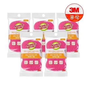 [3M]제로스크래치 스폰지수세미 1입(흠집방지용) 5개세트