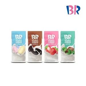 [배스킨라빈스] 베리베리스트로베리 멸균우유 190ml 24개 외 민트초코/쿠키앤크림/이상한나라의솜사탕