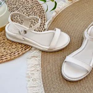 SOVO 셀몬트 스트랩 웨지힐 샌들 5cm