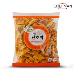 팜피아 냉동 스팀 단호박(거피) 2kgX5팩 총10kg/대용량/드라이아이스 포장/죽/식혜