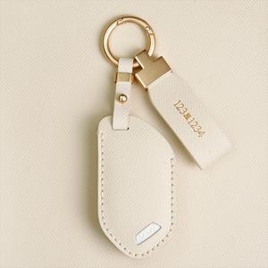 (무료각인)천연 소가죽 호환 차 키케이스 자동차 스마트 가죽 키커버 키홀더 키링 현대 기아 제네시스 르노