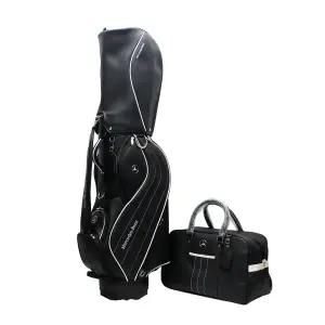 벤츠 골프 가방세트(캐디백+보스턴백) 블랙&화이트 KIM122603