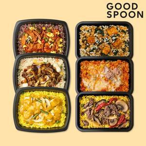 [미스터네이처]굿스푼 점보+덮밥 도시락 6종 6팩 양많은 볶음밥 식단 식사대용 간편식 한끼