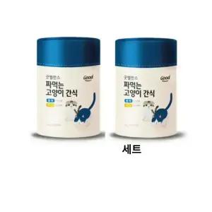 굿 밸런스 고양이 짜먹는 간식 참치 치킨 60P 2개