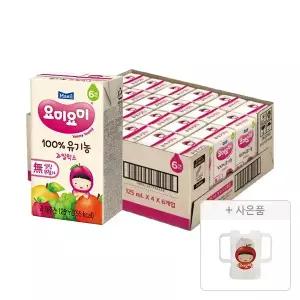 요미요미주스 과일믹스 125ml, 24개 + 증정(컵홀더 125ml, 1개)