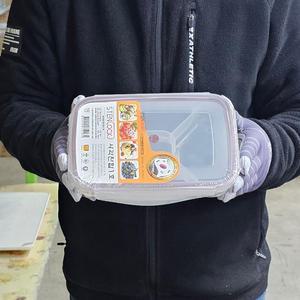 카네이션 사각 찬합 (1호) 배달통 반찬통 배달 도시락 찬통 밀폐 피크닉 야외 밀폐용기 업소용