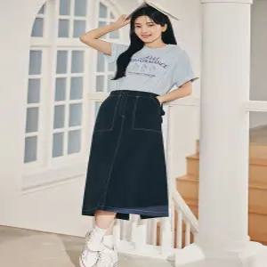 여성) 퍼티그 코튼 스커트_PHF2RR2010