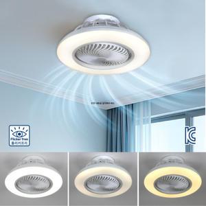 파워링 하이투 LED 실링팬 선풍기 방등 600 삼색변환 디밍 밝기조절 리모컨 플리커프리 360도 회전
