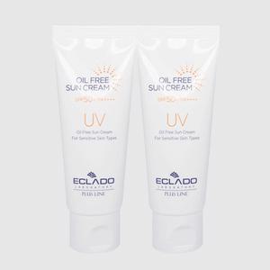 에끌라두 UV 선크림 오일프리 선크림 70g SPF50+ 2개