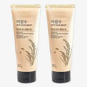 (2개구성) 더페이스샵 미감수 브라이트 쌀겨 클렌징폼 150ml