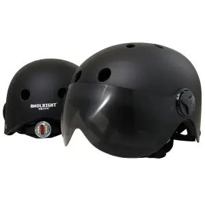 애몰라이트 전기 자전거 고글 헬멧 AMH-02 G 후미등 기능 전동 킥보드 헬멧