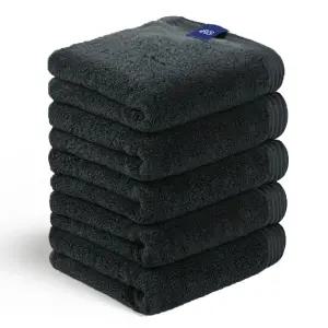 코튼클라우드 먼지없는 수피마 호텔 수건 고중량 테누아 타월 머드그레이 5장