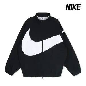 [나이키] 바람막이 NSW 오버사이즈 우븐 자켓 여성 블랙 HV4108-010