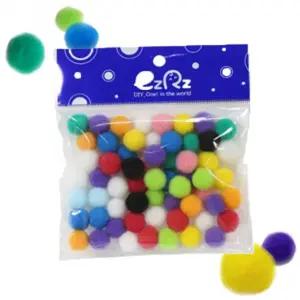 컬러 부자재 혼합 뿅뿅이 폼폼이 칼라솜 대용량 유치원 어린이집 만들기