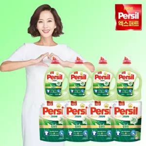 NEW 퍼실 엑스퍼트 그린 파워 (일반드럼겸용) 2.65L x 4통 + 1.8리터 x 4팩