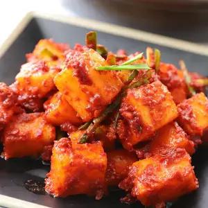 연주푸드 맛있는 전라도 깍두기10kg 업소용 무우김치 깍두기 국내제조