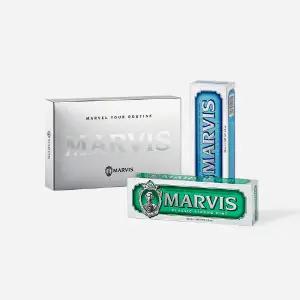 [대구백화점] [마비스치약] 85ml 실버박스 선물세트(클래식 아쿠아 2종세트)