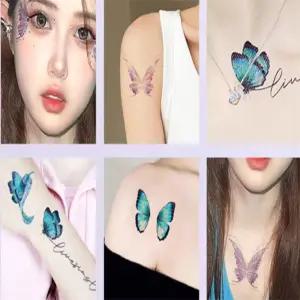 유즈SHOP 파스텔 꽃타투 스티커 스티커문신