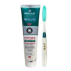 금호덴탈제약 치과쌤 메디나잇 치약칫솔세트 1개 (유통기한임박 특가 27년1월)