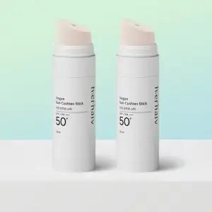 비건 선쿠션스틱 아기 선스틱 무기자차선크림 SPF50+ 30ml 2개