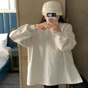 MADE 힙커버 트임 오버핏 맨투맨 티셔츠 (4 color)