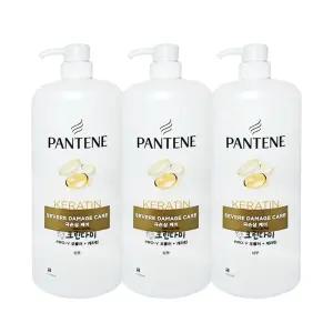 팬틴 샴푸 극손상 케어 1.2L x3개