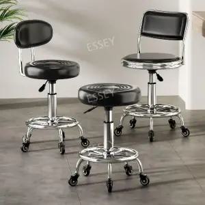 원형 블랙 진찰 발판 회전 진료 물결 사무용의자 미용 의자 카운터 병원