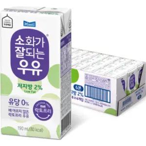 매일 소화가 잘되는 저지방 우유