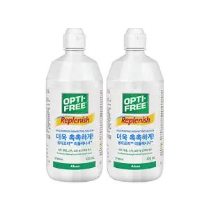 [알콘]옵티프리 렌즈세척액 리플레니시 420ml 2개
