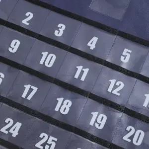 약 보관 정리함 포켓형 문걸이 달력형 벽걸이 수납 포켓 투명 생활비 관리 용돈 생활 지출 월간