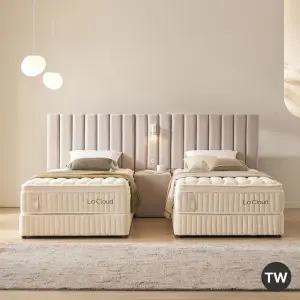 TW사이즈 라클라우드 루즈노 호텔식 침대 풀패키지(SS프레임X2+SS매트리스X2)