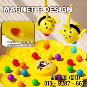 핫리틀 범블비 퍼즐 낚시 장난감 보드 게임 인터랙티브 교육용 자석 14세 이상 크리스마스 선물 가족