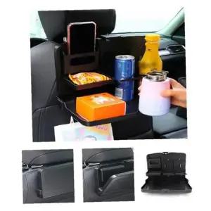 키밍 차량용 폴딩테이블 접이식 거치대 컵홀더 뒤좌석