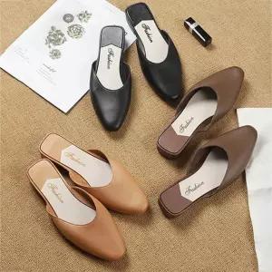 [라일리의류] Rly 뮬블로퍼 로퍼 여성슬리퍼 블로퍼 샌들 스틸레토 뮬