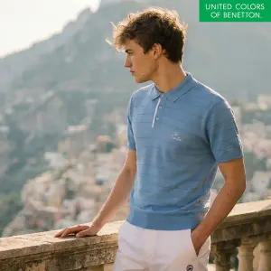 베네통 반팔 카라니트 3종 (남성)