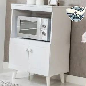 전자 레인지 선반 주방 밥솥 가전 전자 레인지 수납장 다용도 자취방 공간 가구 작은 소형 원룸 나무 1인