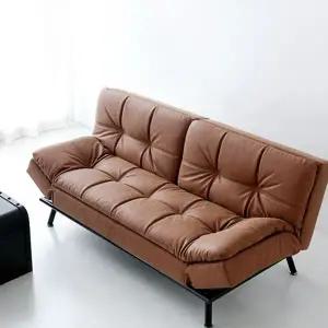 3인용 소파베드 다용도 접이식 공간활용 가죽 소파베드 원룸 겸용 거실 인테리어 팔걸이 휴식용 받침 방수