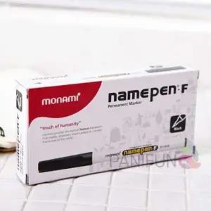 [문구/오피스] 네임펜세트 싸인용펜 네임펜검정 블랙12p 유성네임펜 모나미네임펜 네임팬