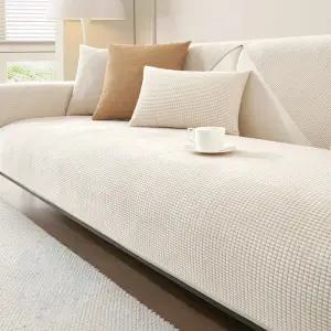 심플 사계절 쇼파패드 3인용 4인용 토퍼 논슬립 방수 소파 커버 패드 거실 카우치 덮개 인테리어소품 미끄럼방지