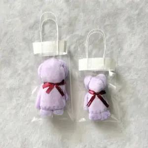 곰돌이 모양 극세사 핸드 타올 수건 어린이집 생일 답례품