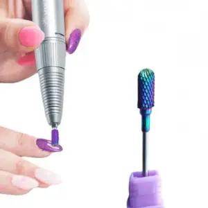 네일 드릴비트 텅스텐 재질 레인보우 컬러 NB03 단품 1개