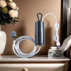 휴대용기포기 낚시 기포 발생기 수족관 산소 공기 펌프 어항 USB 무소음 에어 컴프레서 에어레이터 휴대용