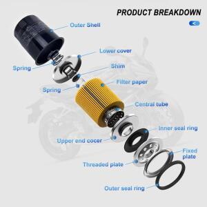 191 푸조 스쿠터 400 메트로폴리스용 오토바이 오일 필터트라이엄프 데이토나 955 스프린트 ST
