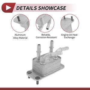 UXCELL 엔진 오일 쿨러 포드 F-250 슈퍼 듀티 V8 67L 2011-2016 NoBC3Z9N103A 알루미늄 합금 1개 자동차용