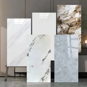 시트지 60cm x 30cm 접착제 벽 벽지 모조 세라믹 타일 시트 종이 방수 스티커 욕실 껍질스틱