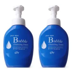 C2Y 퓨어 아쿠아 버블 클렌징 폼 시투와이 대용량 500ml 2개