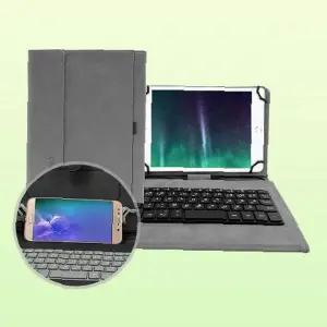 북커버 키보드 케이스 7인치 8인치 태블릿 슬림형 접이식 거치 스탠드 휴대용