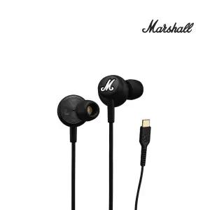 마샬 유선이어폰 모드 USB-C 운동 휴대용 음악감상 줄꼬임 방지