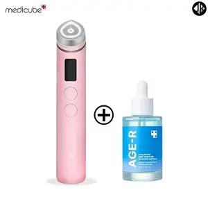 [메디큐브]메디큐브 에이지알 부스터프로 핑크 + 히알루로닉 딥 모이스처 앰플