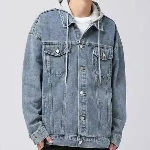 후드 청자켓 데님 자켓 여성 남자 루즈핏 오버핏 점퍼 (HSJ-WFGL3OO)